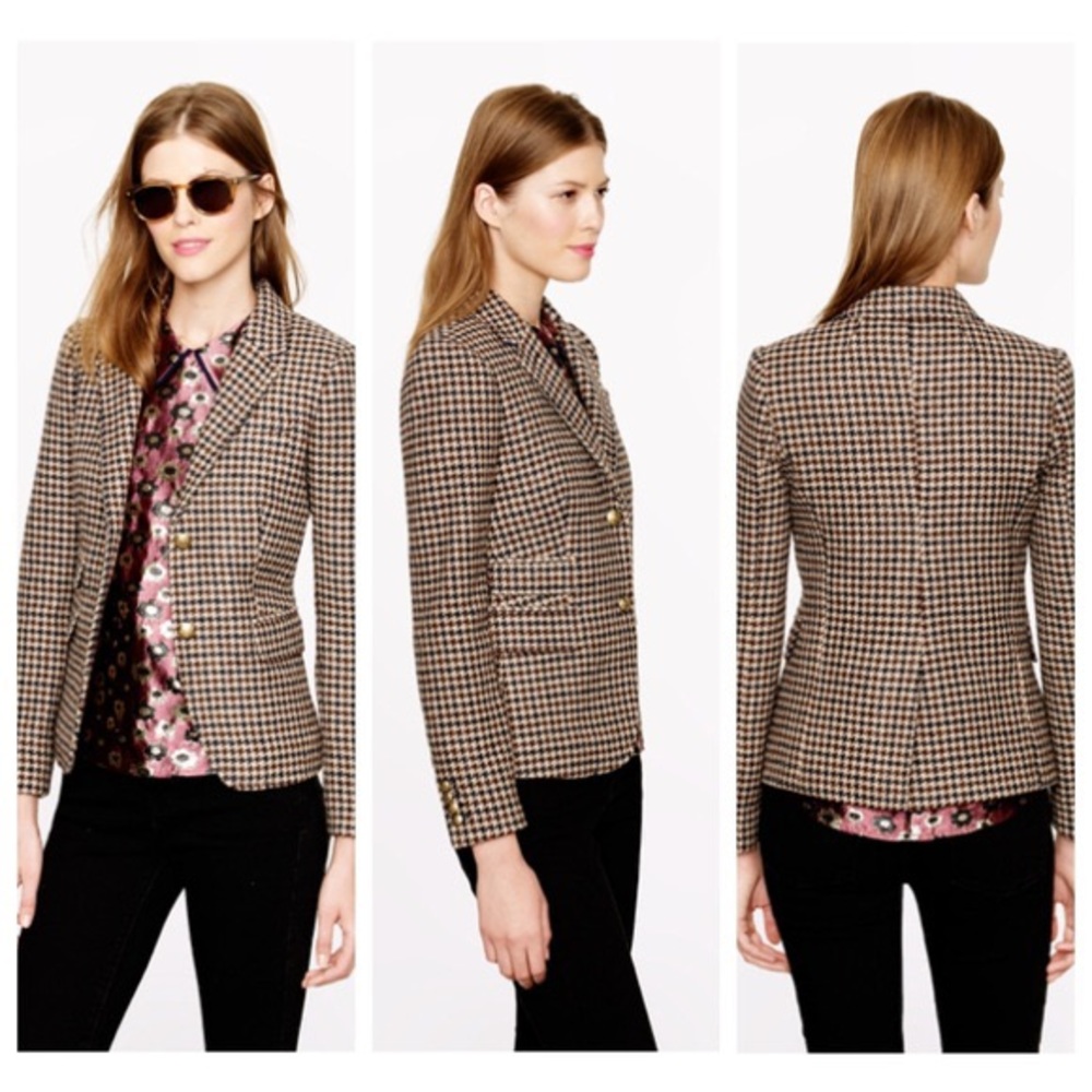 Classic J Crew Tweed Boy Blazer Size 2